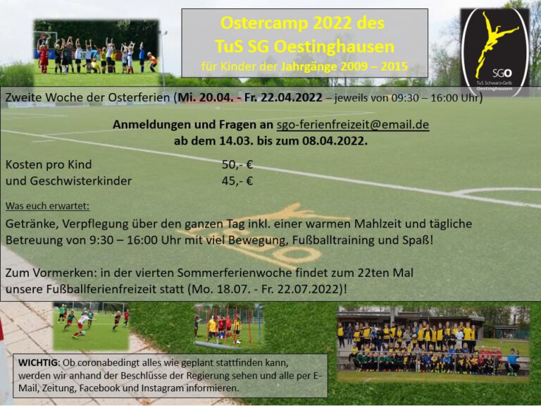 SGO – Ferienfreizeiten